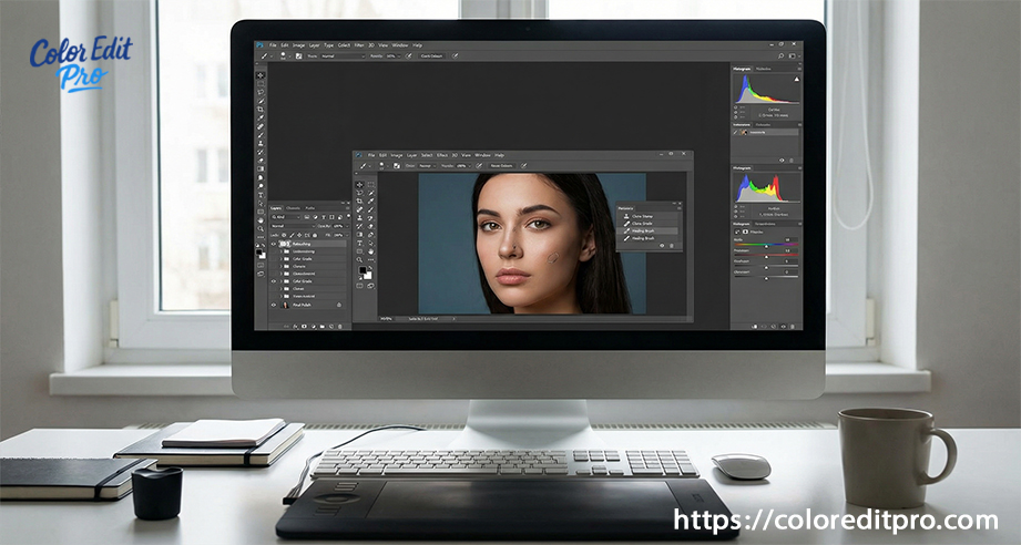 Enhance and refine images with professional post production services, including lighting adjustments and color corrections.