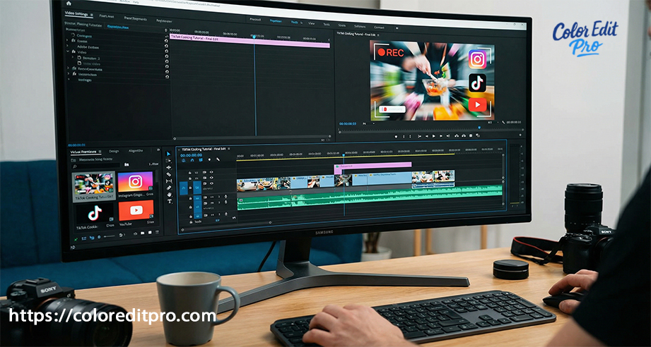Create engaging videos for Instagram, TikTok, and YouTube with professional social media video editing.