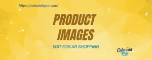 High-quality product image showing edited photos for AR shopping and immersive e-commerce